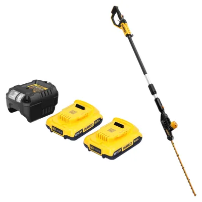 Produktbild von DeWalt DCMPH 566 D2 Akku Stabheckenschere 18 V 55 cm + 2x Akku 2,0 Ah + Ladegerät