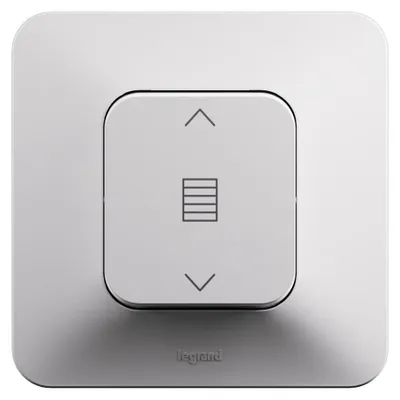 Image de Interrupteur volet roulant complet neptune blanc legrand