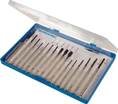 Produktbild von Silverline Präzisions-Schraubendreher, 16-tlg. Satz 16-tlg.