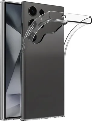 Produktbild von Hülle für Samsung Galaxy S24 Ultra Dünn Crystal Transparent Soft TPU Case Schutzhülle