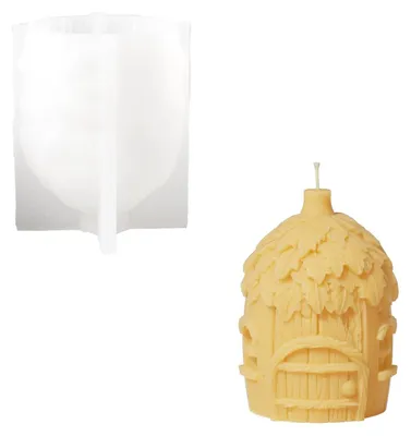 Productafbeelding van Omgoods - Siliconen Kaarsvorm voor Miniatuur Feeënhuis