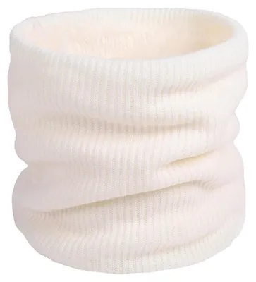 Produktbild von Loop Schal Damen Herren Winter Schlauchschal Uni Warm Halstuch Weiß