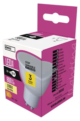 LED Lampe Classic MR16 / GU10 / 7 W (60 W) / 800 lm / Warmweiß / dimmbar