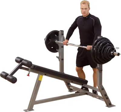 Produktbild von Body-Solid Bankdrücken Trainingsbank Negativbank Negative Drückerbank Brust Training Chest Workout für Homegym & Fitnessstudio