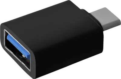 Produktbild von V7 USB-C zu USB-A 3.0 Adapter, USB-C, USB-A, Schwarz