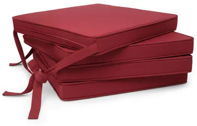 Produktbild von Beautissu 4er Set Loft SK Stuhlkissen Rot, 45x40x5cm