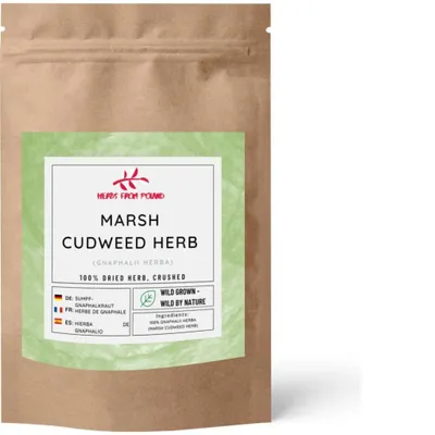Produktbild von Herbs from Poland Sumpf-Ruhrkraut – Sanft bei Durchfall & Atemwegserkrankungen, Schleimlösend & Entzündungshemmend, 100% Natürlich – 500g