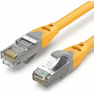 Productafbeelding van Patchkabel SSTP Cat6A, 8 meter, geel