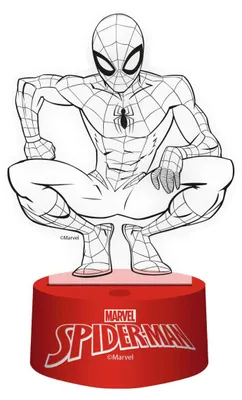 Obrázok produktu pre Arditex Spiderman 3D-lampa Červená Detská Červená Jedna veľkosť