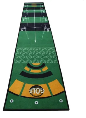 Image de Tapis de golf pour entraînement au putting, idéal pour une utilisation à domicile, dimensions : 300 x 50 cm