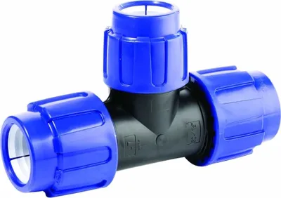 Obrázok produktu pre PP PE tvarovka T-kus redukovaný 32 x 25 x 32