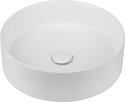 Produktbild von Jungborn Aufsatzwaschbecken AMION 40 cm matt weiß inkl. keramischen Ablaufventil