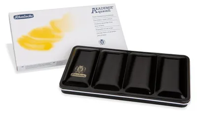 Obrázek produktu pro Kovová kazeta na akvarel Schmincke AKADEMIE Aquarell – 24 celých pánviček