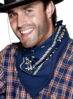 Produktbild von Cowboy Bandana blau