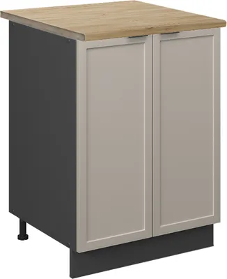 Imagen del producto de Mueble bajo de cocina Vicco Fame-Line GrisBeige 60 cm , ET Roble, Model 50245