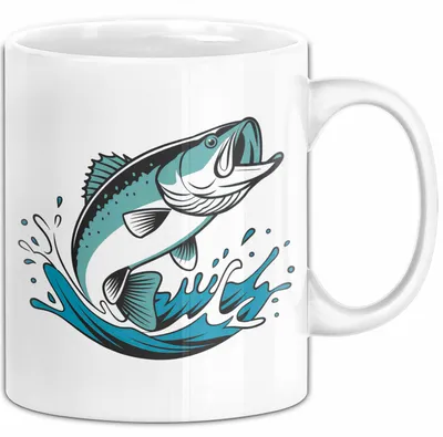 Produktbild von Angler Tasse Geschenkidee Angelbegeisterter Lustiger Spruch Geschenkidee Lustig (Weiß)