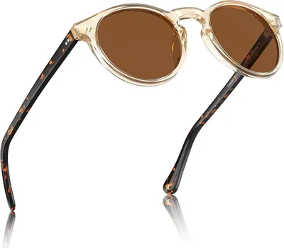 Image de CARFIA Lunettes de soleil homme polarisées style vintage protection UV400