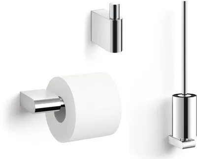 Produktbild von ZACK Atore Toilettenzubehörset 3-in-1 Edelstahl glänzend