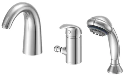 Produktbild von Aqualine KASIOPEA 3-Loch Wannenarmatur, Chrom