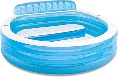 Produktbild von Aufblasbares Poolset 229x218x76cm Schwimmbad Lounge
