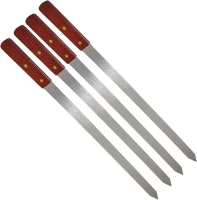 Produktbild von Famanu Grillspieße aus Edelstahl - 61 cm, Set von 4