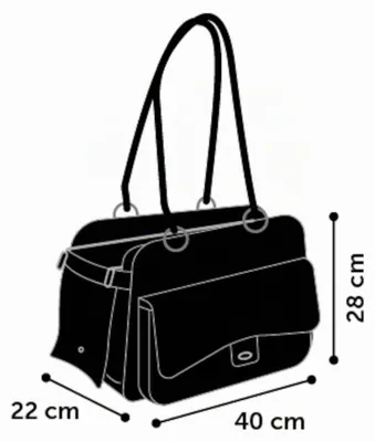 Obrázok produktu pre Flamingo Tragetasche Gigi schwarz