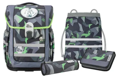 Immagine prodotto di McNeill zaino della scuola Tenero Schoolbag Set 5 -pezzi Techno grigio scuro