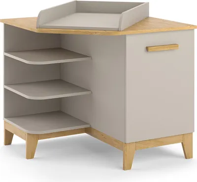 Produktbild von Vitalispa Wickelkommode Malia, 85 x 85.2 cm mit Tür, Cashmere-Eiche