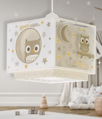 Immagine prodotto di Lampada da soffitto a sospensione per bambini Good Night gufo