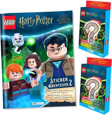 Produktbild von Blue Ocean LEGO Harry Potter Sticker Serie 2 - Sammelsticker (2024) - 1 Album + 2 Blister