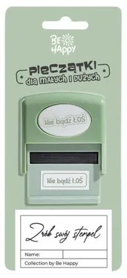 Produktbild von Stempel mit der Aufschrift „Sei kein Elch“ – Be-Happy Gifts