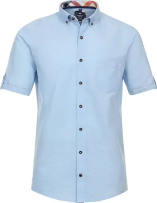 Produktbild von Redmond - Comfort Fit - Herren Freizeithemd Kurzarm Hemd (241160999), Größe:M, Farbe:Blau (10)
