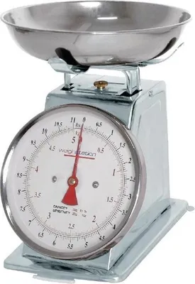 Produktbild von Weighstation UR-F172 Mechanische KÃ1/4chenwaage, Messbereich bis 5 kg, Metall-Wiegeschale, Zuwiegefunktion