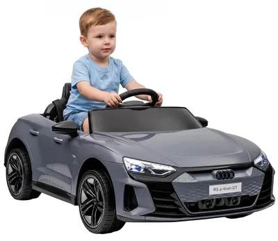 Immagine prodotto di HOMCOM Auto Elettrica per Bambini 3-5 Anni con Telecomando, Sospensioni e Clacson, 103x58x41 cm, Grigio e Nero