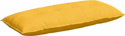 Produktbild von vidaXL Rücken Kissen Helles Gelb 120 x 50 cm Cordstoff