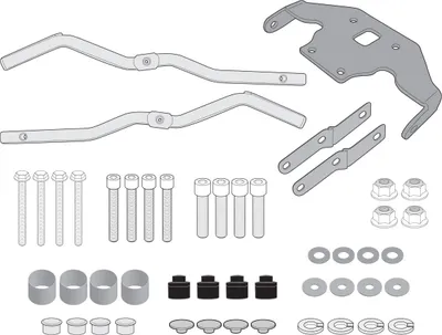 Image de Givi Support de Topcase 4118FZ pour valises Monokey/Monolock, sans plaque pour Kawasaki Z 900 (17>22)