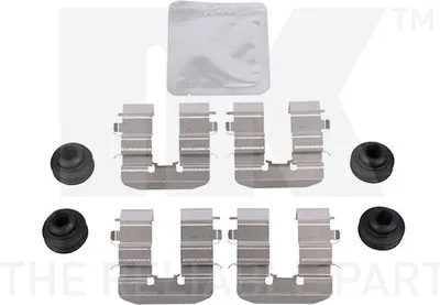 Produktbild von NK HINTEN Zubehörsatz Scheibenbremsbelag für HYUNDAI i20 (PB PBT) ix20 (JC)