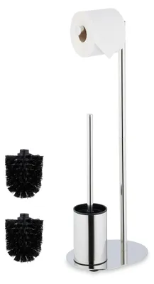 Produktbild von Stehender Toilettenbutler mit Toilettenbürste und Rollenhalter