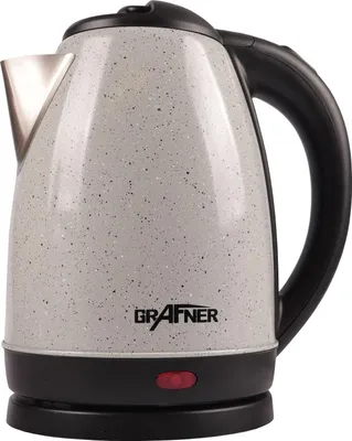 Image de Grafner Bouilloire en acier inoxydable 1,7L gris Bouilloire à thé
