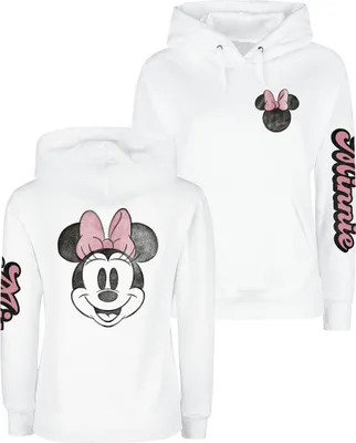 Produktbild von Mickey Mouse Kapuzenpullover Damen Minnie Beauty weiß XL