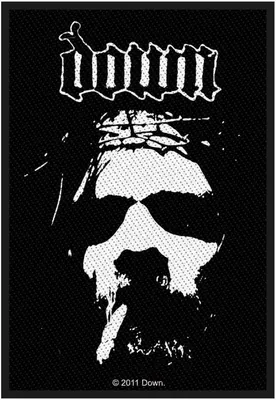 Produktbild von Down - Logo - Patch - Polyester RO1109 (Einheitsgröße) (Schwarz/Weiß)