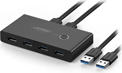 Image de Switch KVM Ugreen US216 4x USB 3.0 Noir