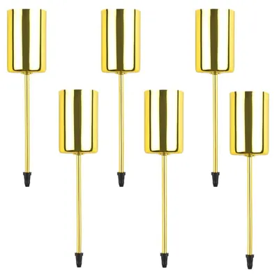 Produktbild von Kerzenhalter Set aus Metall, 6-teilig, Adventskerzenhalter für Weihnachten