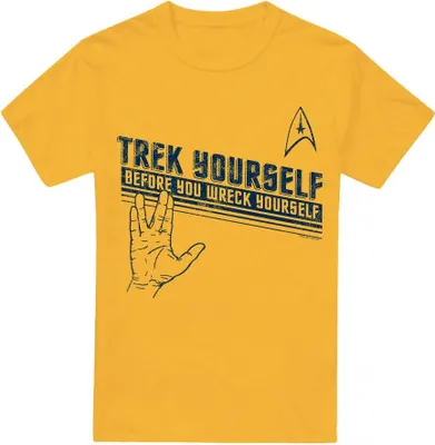 Image de Star Trek - "Trek Yourself" T-shirt pour homme TV13483 (3XL) (Or)