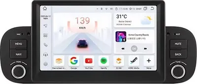 Immagine prodotto di Autoradio con Bluetooth e CarPlay per Fiat Panda (2013-2020) – Compatibile con Apple e Android – Impianto stereo – Sistema di navigazione – 6 GB di RAM, 64 GB di memoria
