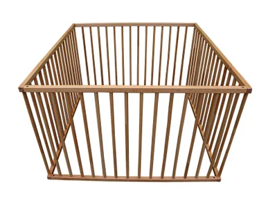 Produktbild von Laufstall 100 x 100 cm Holz Buche natur