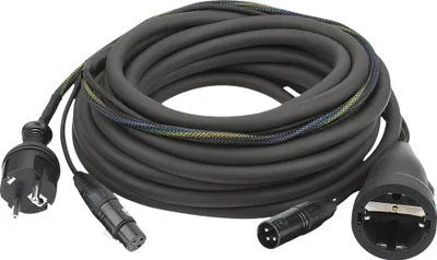 Produktbild von DAP FP09 - Schuko/XLR F - Schuko/XLR M - Audio / Power 15 m Audio / Strom