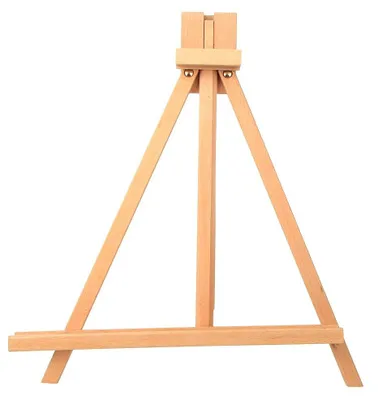 Imagen del producto de Soporte para caballete de mesa de madera de haya, ideal para exposiciones de fotografía