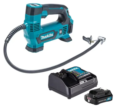 Obrázok produktu pre Akumulátorový kompresor Makita MP 100 DSA1 12 V max. 8,3 bar + 1x akumulátor 2,0 Ah + nabíjačka