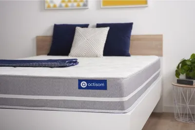 Zdjęcie produktu dla Materac Actilatex touch 80x190cm, lateks i pianka memory, stopień twardości 2, wysokość :20 cm, 3 strefy komfortu
